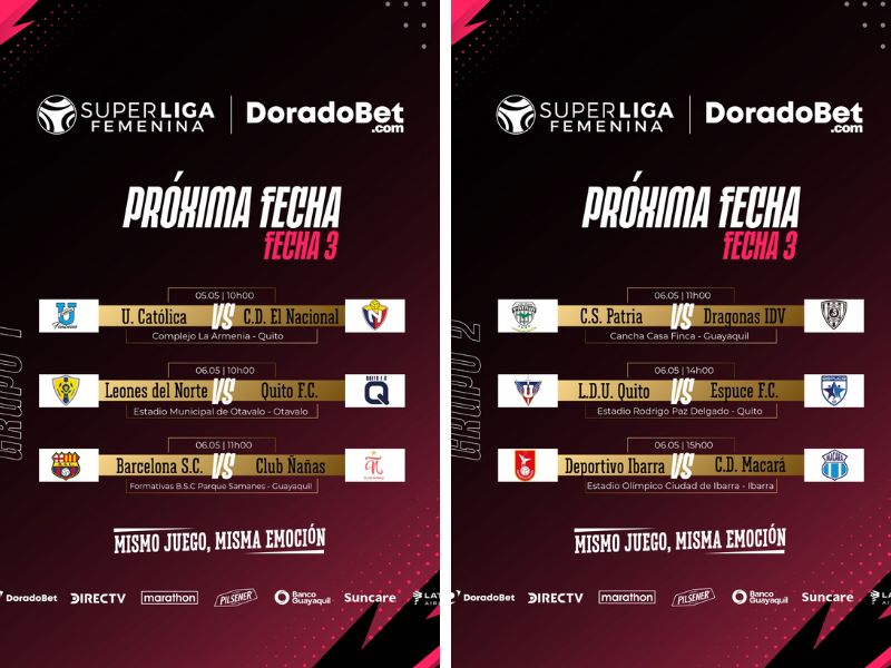 Inicia la tercera jornada de la SuperLiga Femenina