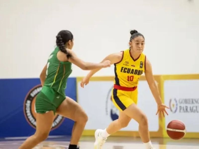 Ecuador inicia con victoria en el Sudamericano Sub-17 de Baloncesto Femenino