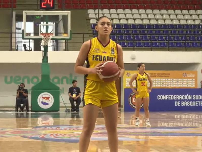 Ecuador cae ante Uruguay en el Sudamericano Sub-17 de Baloncesto Femenino