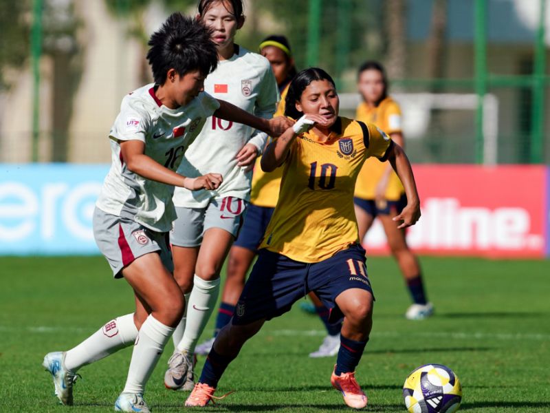 Ecuador cae 4-0 ante China en el Mundial Sub-17 Femenino