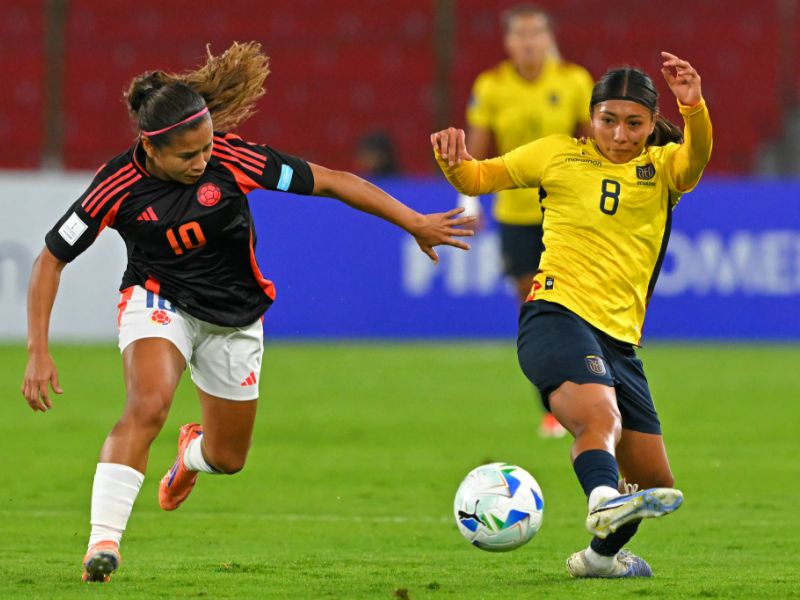 Ecuador cayó 2-1 ante Colombia en la segunda fecha de la Liga de Naciones Femenina