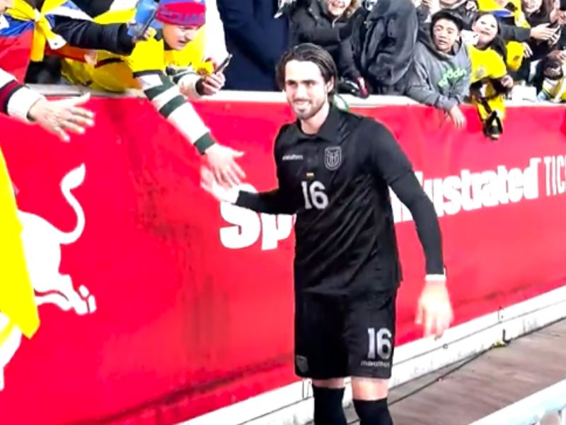 Leonardo Campana marca su primer gol con la Tri en la victoria ante Nueva Zelanda