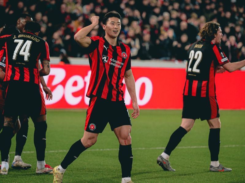 Midtjylland de Denil Castillo vence 1-0 al Genk de Yaimar Medina en la UEFA Europa League