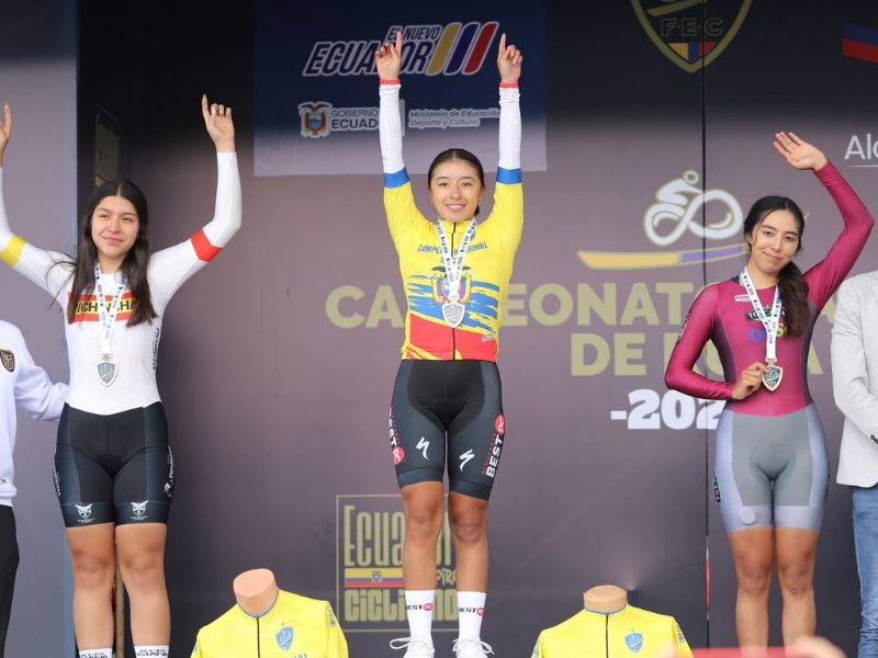 El ciclismo femenino ecuatoriano brilla en el Nacional de Ruta 2026 en Tulcán