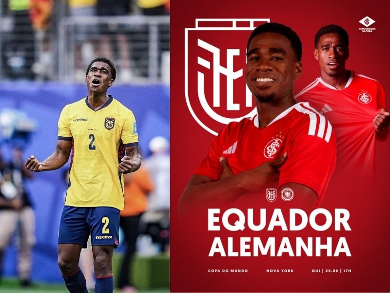 ¡Orgullo Colorado y Tricolor! El Sport Club Internacional de Brasil felicita a Félix Torres tras la histórica clasificación de Ecuador