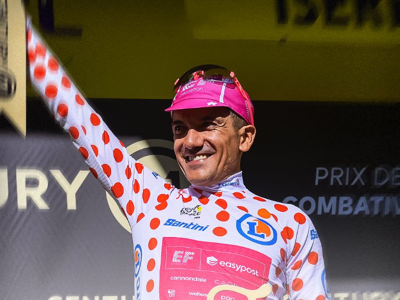 ¡Imparable! Richard Carapaz asume el liderato de la montaña y viste el maillot de lunares en el Tour de Francia 2026