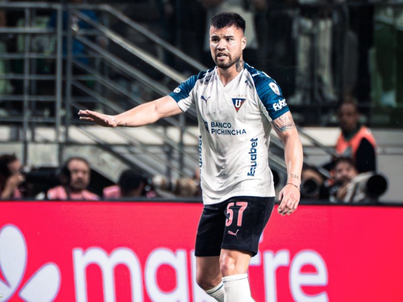 Liga de Quito cae por la mínima ante Palmeiras en el partido de ida de cuartos de la Libertadores