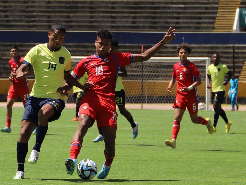 Ecuador se prepara para el Mundial Sub-17 con victoria sobre Panamá de 2-1
