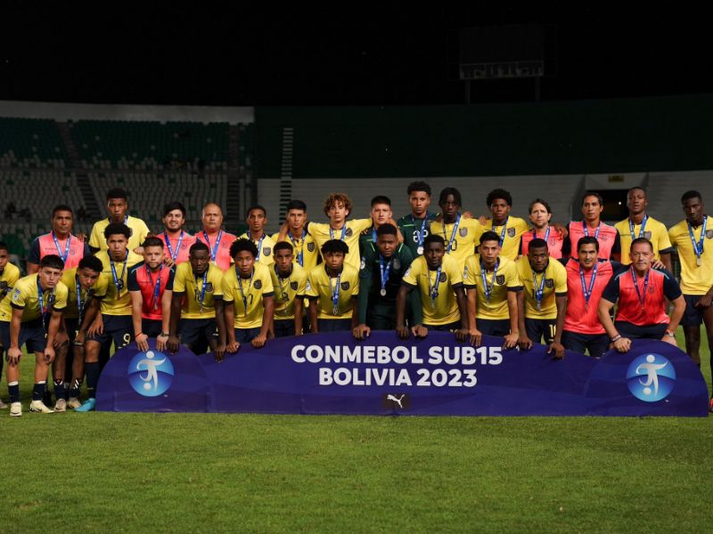 Ecuador hace historia al lograr su primer subcampeonato en el Sudamericano Sub-15