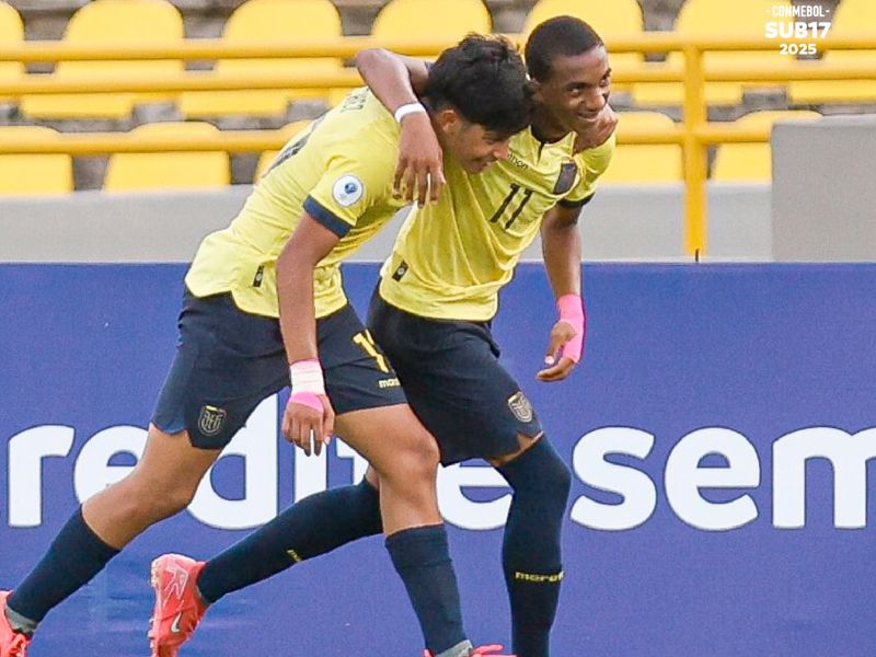 Ecuador Sub-17 derrota 2-1 a Bolivia y da un paso clave hacia la clasificación