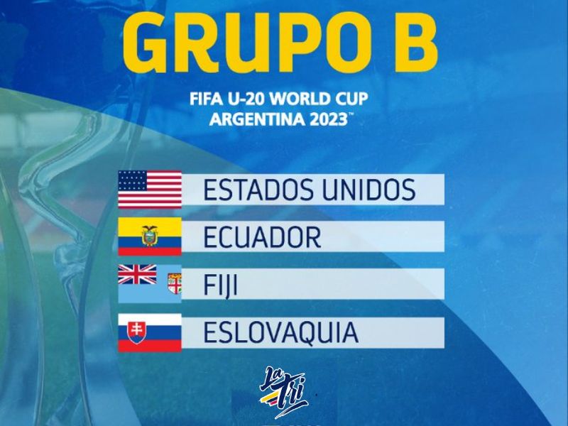 Ecuador ya conoce sus rivales para el Mundial Sub-20