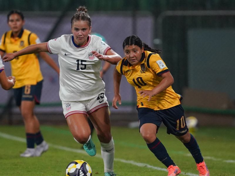 Ecuador cae 3-0 ante Estados Unidos en su debut en el Mundial Femenino Sub-17